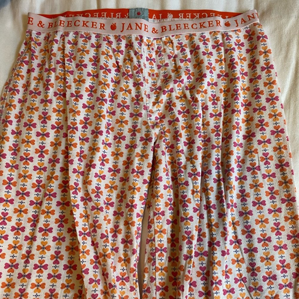 Jane & Bleecker Pajama bottoms, size extra small (xs) flower print, like-new